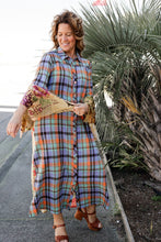 Load image into Gallery viewer, Gigi Peacock Plaid Dress
