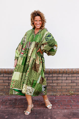 Nilah Patchwork Dress