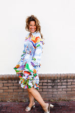 Load image into Gallery viewer, Athena Silk Ruffle Dress
