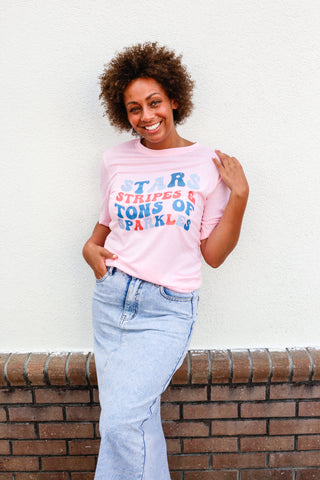 Sparkles Pink Tee