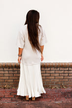 Load image into Gallery viewer, Silk Pleats Tee Dress
