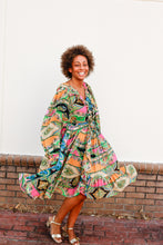 Load image into Gallery viewer, Paisley Ruffle Dress
