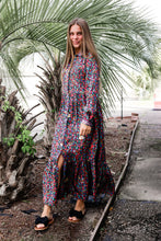 Load image into Gallery viewer, Sequin Floral Maxi Dress
