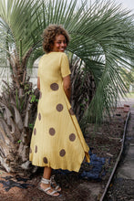 Load image into Gallery viewer, Silky Pleated Polka Dot Dress
