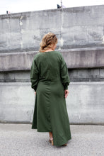 Load image into Gallery viewer, Green Asymmetrical Dress
