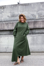 Load image into Gallery viewer, Green Asymmetrical Dress
