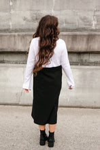 Load image into Gallery viewer, Elyse White Black Dress
