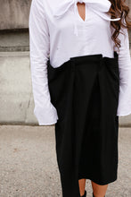 Load image into Gallery viewer, Elyse White Black Dress
