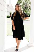 Load image into Gallery viewer, Ivy Pleated Shirt Dress
