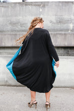 Load image into Gallery viewer, Black Draped Dress
