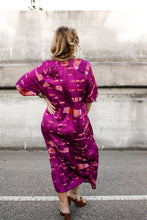 Load image into Gallery viewer, Iris Pink Silk Dress
