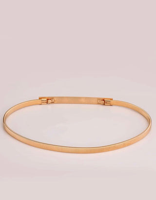 Skinny Belt Gold Silver