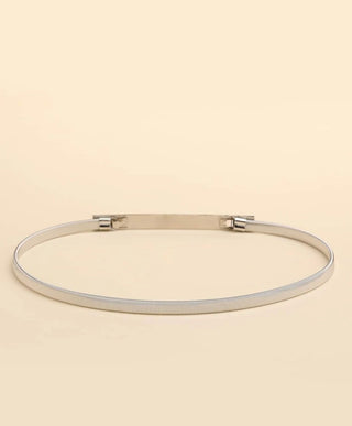 Skinny Belt Gold Silver