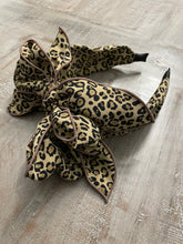 Load image into Gallery viewer, Leopard Bow Headband
