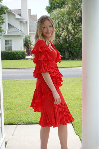 Catalina Red Dress
