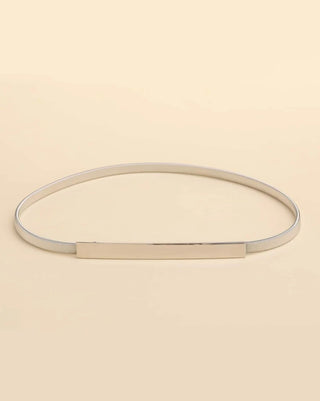 Skinny Belt Gold Silver