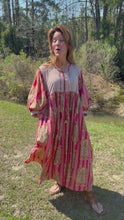 Load and play video in Gallery viewer, Tiger Stripe Boho Dress
