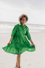 Load image into Gallery viewer, Trixie Tiered Swing Shirt Dress
