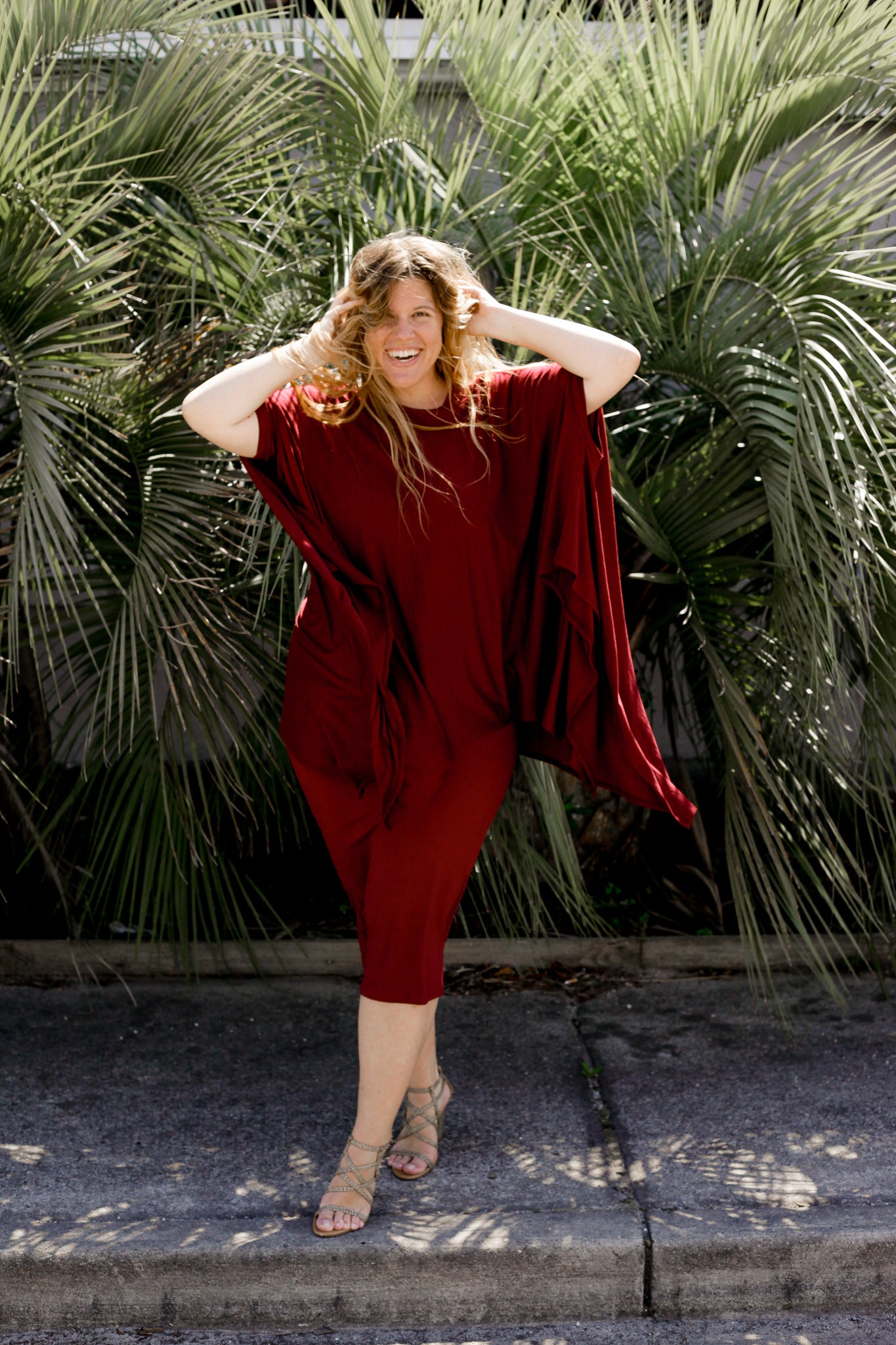 nola midi dress Nola Bodycon Midi Dress (Curve) 2XL / Crimson