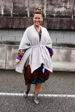 Load image into Gallery viewer, Belted Poncho Cape Cardigan Sweater
