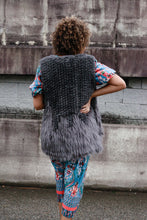 Load image into Gallery viewer, Copper Penny Gray Fur Vest
