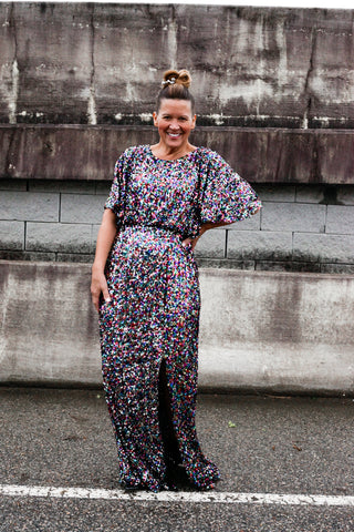 Tis The Season Sequin Maxi Dress