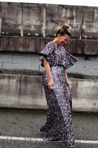Tis The Season Sequin Maxi Dress