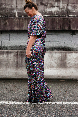 Tis The Season Sequin Maxi Dress