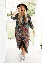 Load image into Gallery viewer, “Nashville” Fringe Duster Dress
