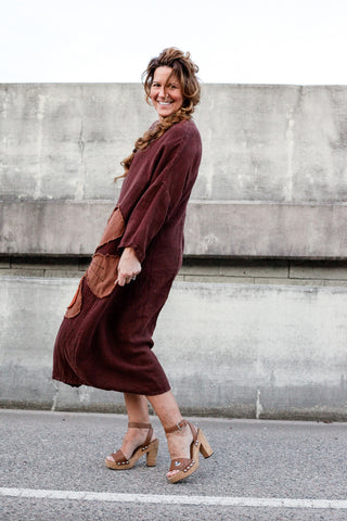 Ginger Linen Dress