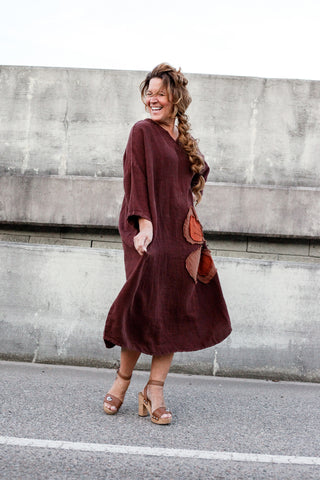 Ginger Linen Dress